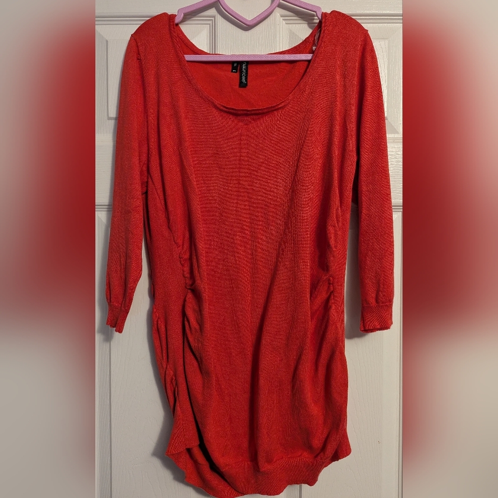MAURICES Pink Scoop Neck Sweater EUC